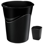 Paper basket + pencil holder black